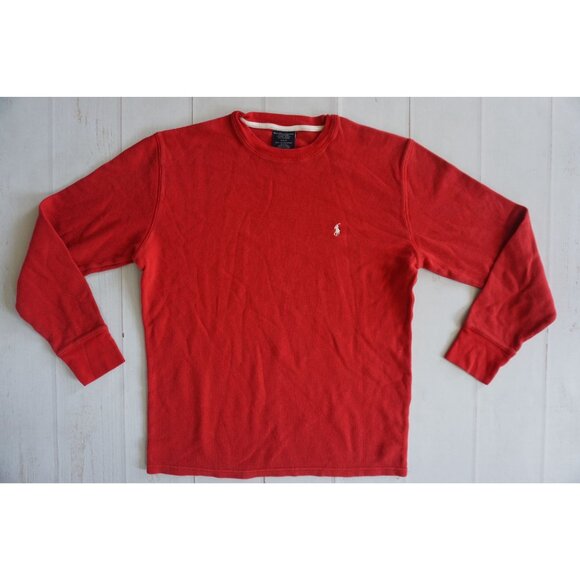 Polo Ralph Lauren Other - Polo Ralph Lauren Men Red Long-Sleeve Sleepwear Top – Size M